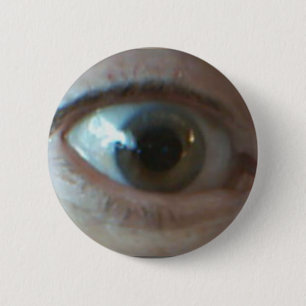 Hier zie je je Kind, Pin Back Buttonnen Ronde Button 5,7 Cm