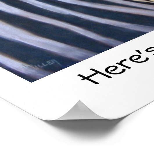 Hier zie je je poster (Hoek)