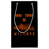 Hier zie je Witches Gift Bag Klein Cadeauzakje (Achterkant)