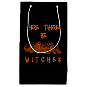 Hier zie je Witches Gift Bag Klein Cadeauzakje (Voorkant)