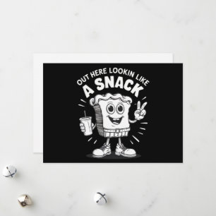 Hier ziet het eruit als een Snack Kerstboom Cake Feestdagenkaart