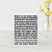 Hier zijn de gekke. kaart (Gele Bloem)