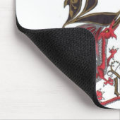 Hier zijn Dragons Mousepad Muismat (Hoek)