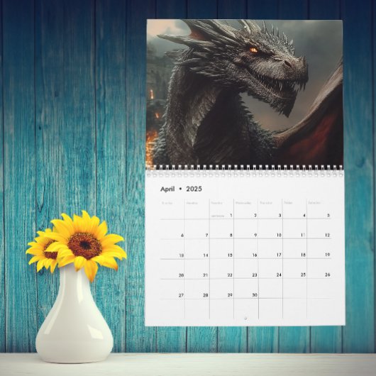Hier zijn Draken Elke Jaar Fantasie Kalender