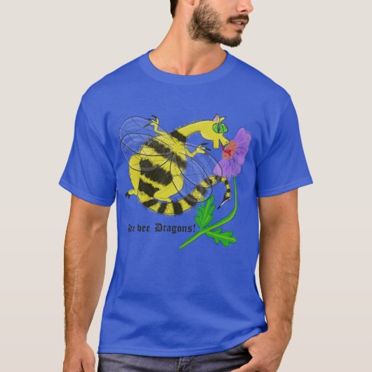 Hier zijn draken! T-shirt (Voorkant)