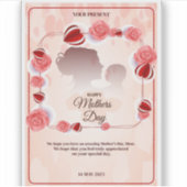 Hier zijn enkele titelideeën voor een Moederdag-be Sticker (Voorkant)