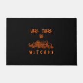 Hier zijn er heksen deurmat (Voorkant)