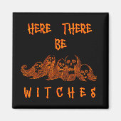 Hier zijn er heksen magneet (Voorkant)