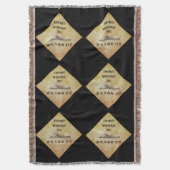 Hier zijn er tekenen deken (Voorkant Verticaal)