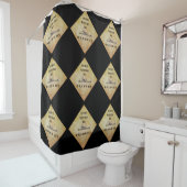 Hier zijn er tekenen douchegordijn (In situ)