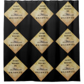 Hier zijn er tekenen douchegordijn (Voorkant)