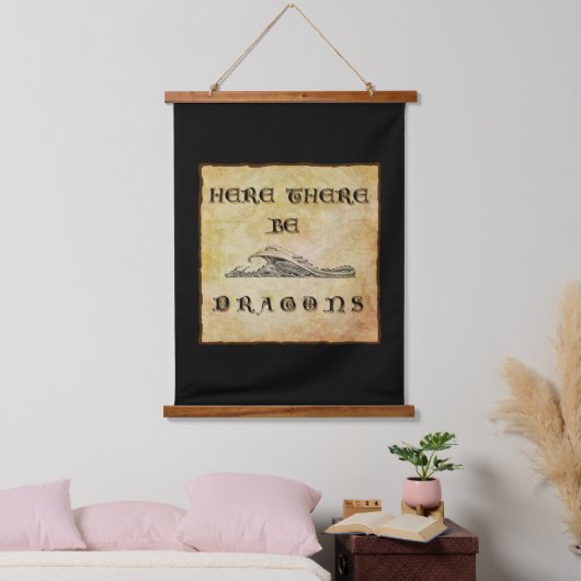 Hier zijn er tekenen hangend wandkleed (Slaapkamer)