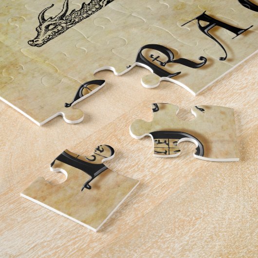 Hier zijn er tekenen legpuzzel (Zijkant)