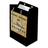 Hier zijn er tekenen medium cadeauzakje (Achterkant Gekanteld)