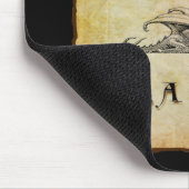 Hier zijn er tekenen muismat (Hoek)