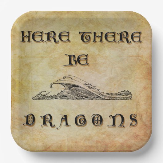 Hier zijn er tekenen papieren bordje (Voorkant)