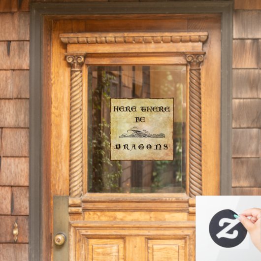 Hier zijn er tekenen raamsticker (Huis Deur)