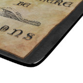 Hier zijn er tekenen snijplank (Hoek)