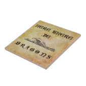 Hier zijn er tekenen tegeltje (Zijkant)