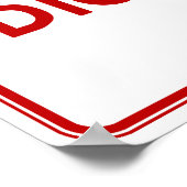 Hier zijn geen dioten toegestaan poster (Hoek)