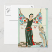 Hier zijn mijn wensen van George Barbier Briefkaart (Voorkant / Achterkant)