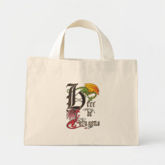 Hier zijn tekeningen mini tote bag