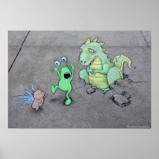 Hier zijn tekeningen poster (Voorkant)