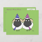 Hier zijn twee complimenten briefkaart (Voorkant / Achterkant)