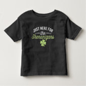 Hier zijn we voor de Shenanigans St Patrick's Day Kinder Shirts (Voorkant)