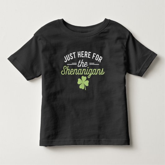 Hier zijn we voor de Shenanigans St Patrick's Day Kinder Shirts (Voorkant)