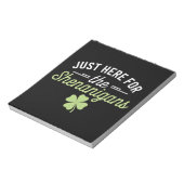 Hier zijn we voor de Shenanigans St Patrick's Day Notitieblok (Linkerzijde)