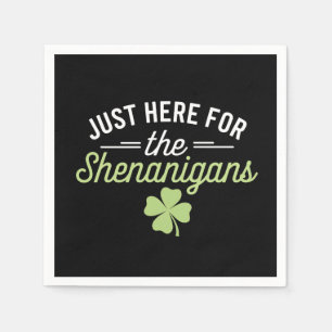 Hier zijn we voor de Shenanigans St Patrick's Day Servet