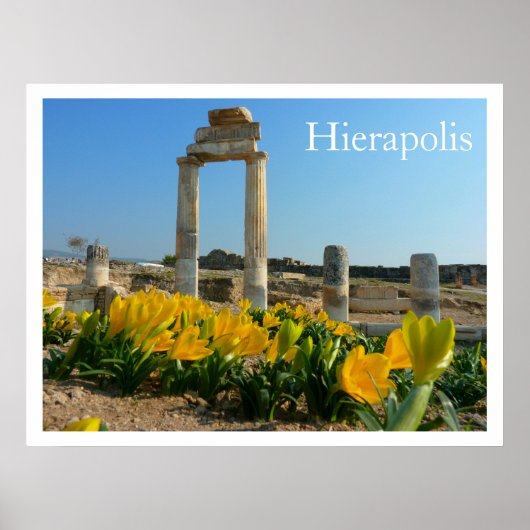 Hierapolis Ruins, Turkije Poster (Voorkant)