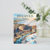 Hierapolis Turkije Briefkaart (Staand voorkant)