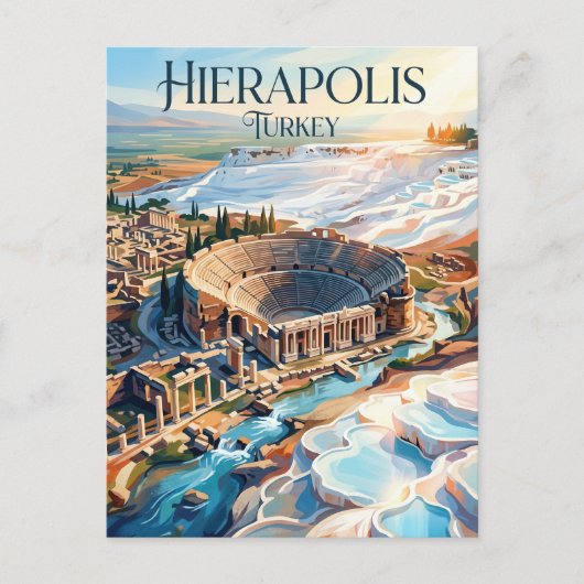 Hierapolis Turkije Briefkaart (Voorkant)