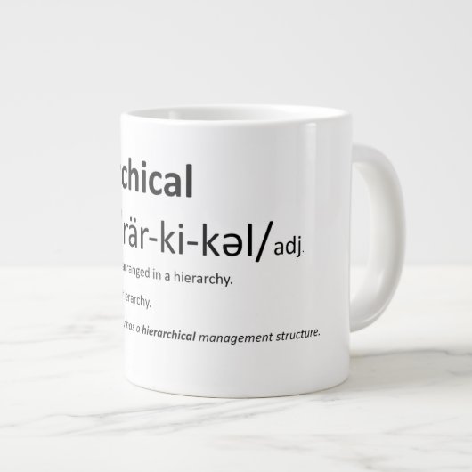 Hierarchical - Pronunciation Assistant Grote Koffiekop (Voorkant rechts)