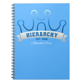 Hiërarchie Logo Banner W/ Naam Notitieboek