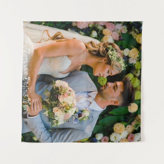 #HierBegintDeEeuwigheidTapijt Wandkleed (Voorkant (horizontaal))