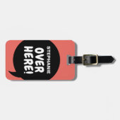 Hierheen! (Personaliseren) Bagagelabel (Voorkant horizontaal)