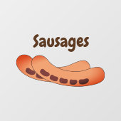 Hiermee bespaart u een grappig teken met aanpasbar raamsticker (Vel)