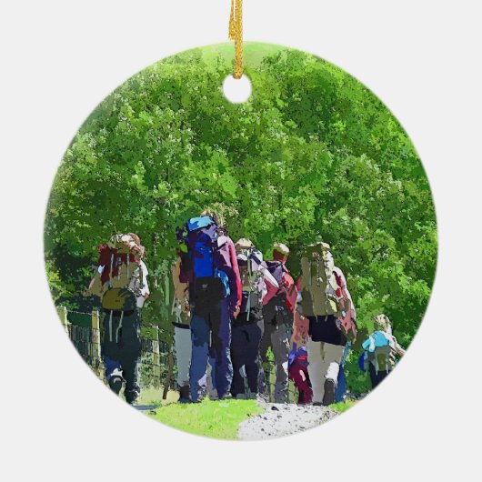 HIERMEE KERAMISCH ORNAMENT (Achterkant)