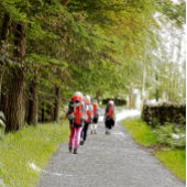 HIERMEE RONDE BUTTON 3,2 CM