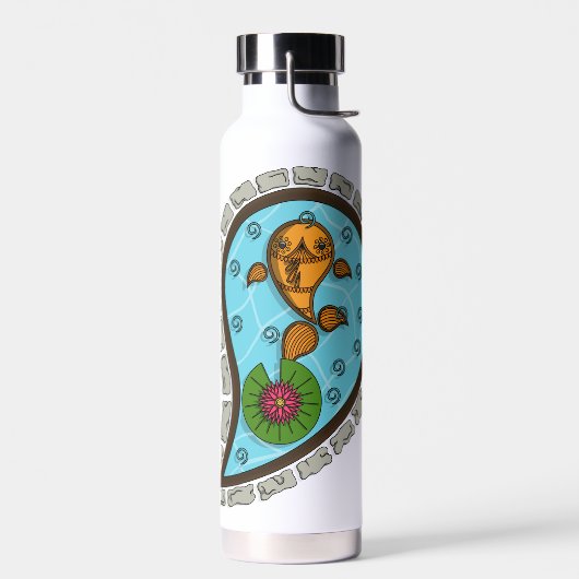 Hiermee schaalt u de goudvis waterfles (Links)