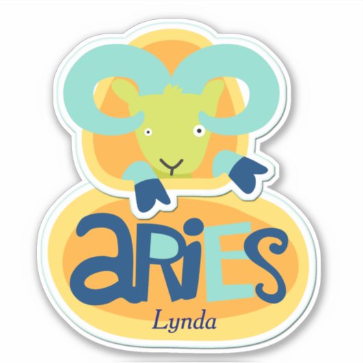 Hiermee wordt de ringzegendierentuin getankt sticker (Voorkant)