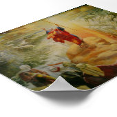 Hiermee wordt de rode zee afgedrukt. poster (Hoek)