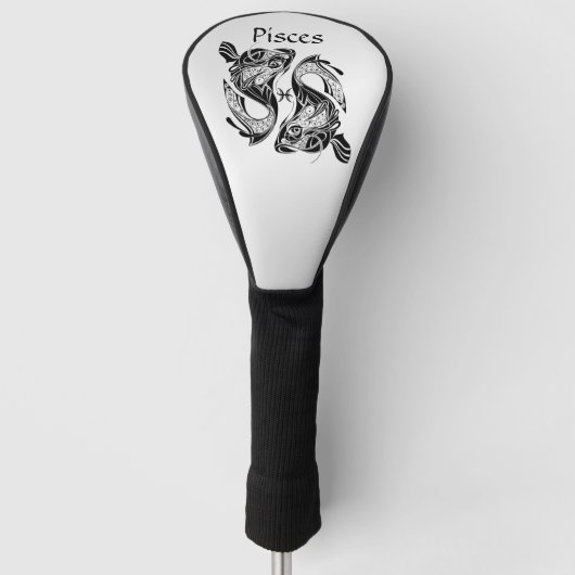 Hiermee wordt het symbool visdierentuin en -teken  golfheadcover (Voorkant)