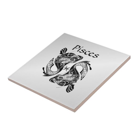 Hiermee wordt het symbool visdierentuin en -teken tegeltje (Zijkant)