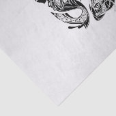 Hiermee wordt het symbool visdierentuin en -teken tissuepapier (Detail)