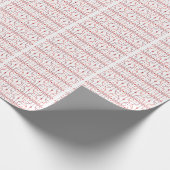 Hiëroglief Abstract Patroon Inpakpapier (Hoek)