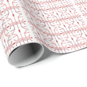 Hiëroglief Abstract Patroon Inpakpapier (Rol Hoek)